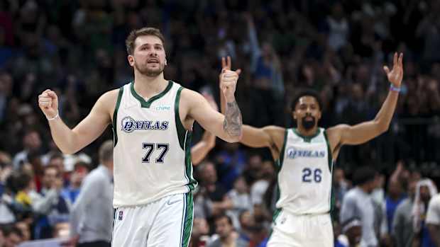 Luka Doncic, Spencer Dinwiddie, Dallas Mavericks